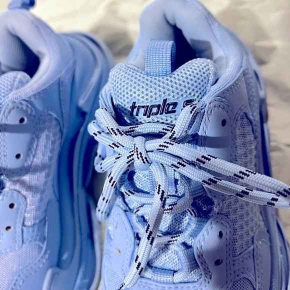 Baby blue triple S sneakers - Picture 5 of 6